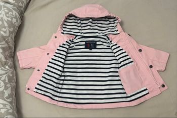 Imperméable rose Breizh Océan 1 an