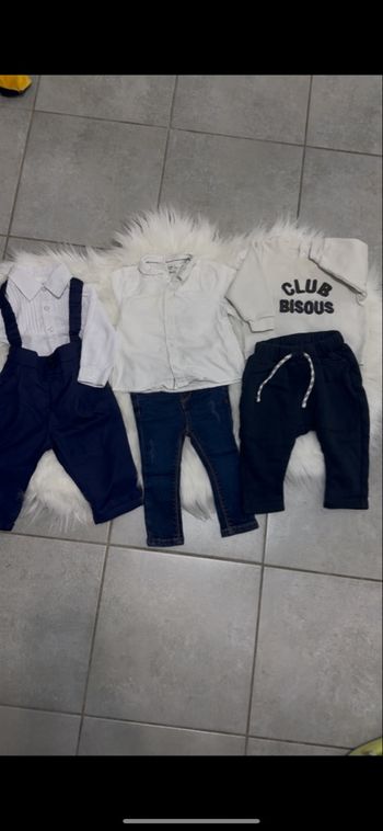 Lot vêtement bébé garçon