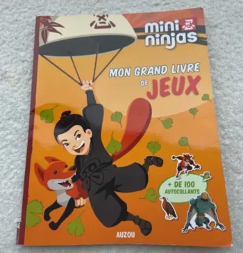🥷 livre mini ninja mon grand livres de jeux / activités thème ninja 🥷