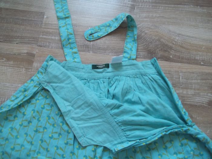 Top à bretelle turquoise graphique La Redoute Création 114 cm - photo numéro 3