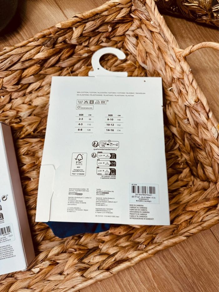 Taille 8-10 ans lot de caleçons garçon Tex bleu gris Neufs 💙 - photo numéro 5