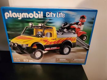 Playmobil CityLife Pick Up et Quad