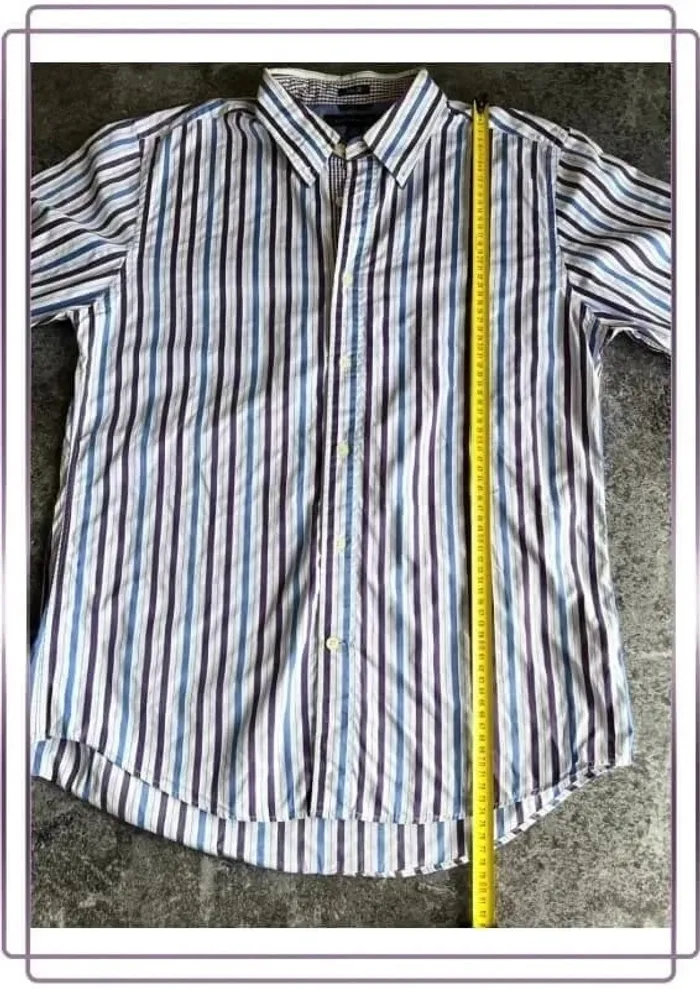 Chemise homme Tommy Hilfiger L Slim Fit - Men shirt - Herrenhemd - Camicia uomo - photo numéro 7