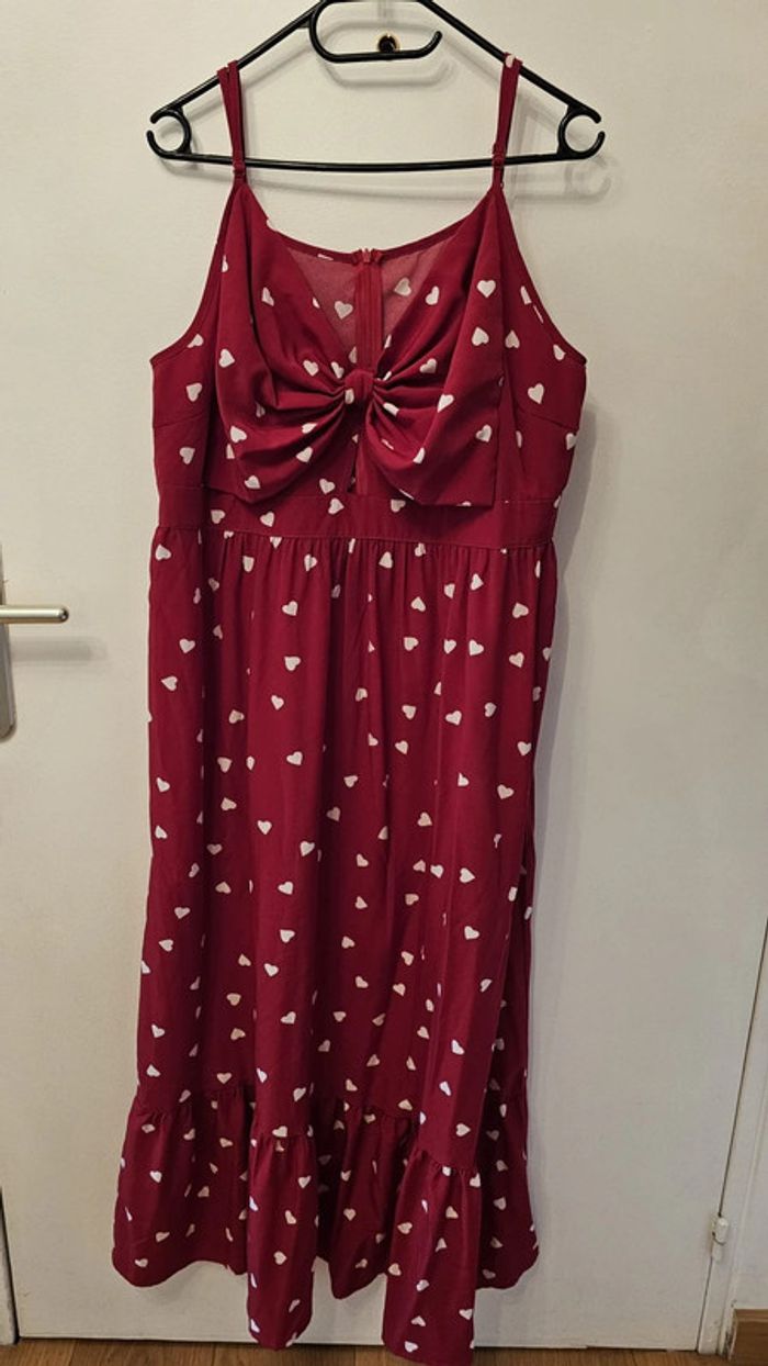 Robe été cœur rouge Shein 1XL