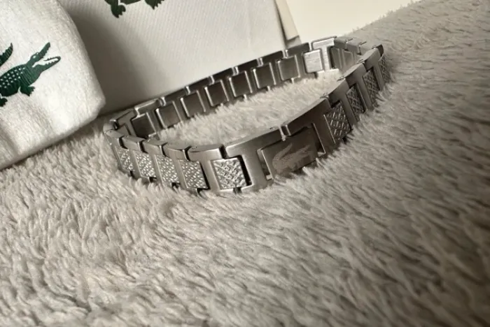 Bracelet Lacoste métropole argent - photo numéro 2