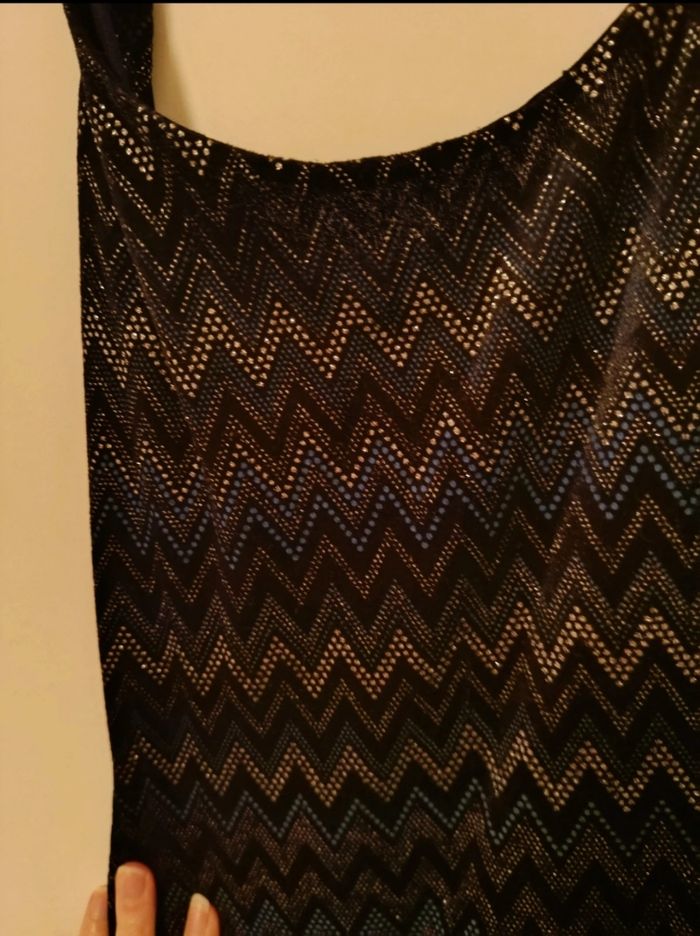 Robe Paillettes MIM Noire - Taille XS (34) - photo numéro 2