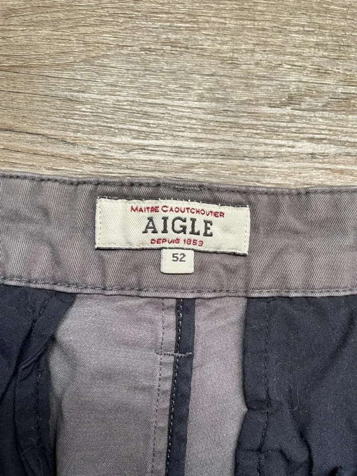 Chinos Aigle Gris - Taille 52 - photo numéro 2