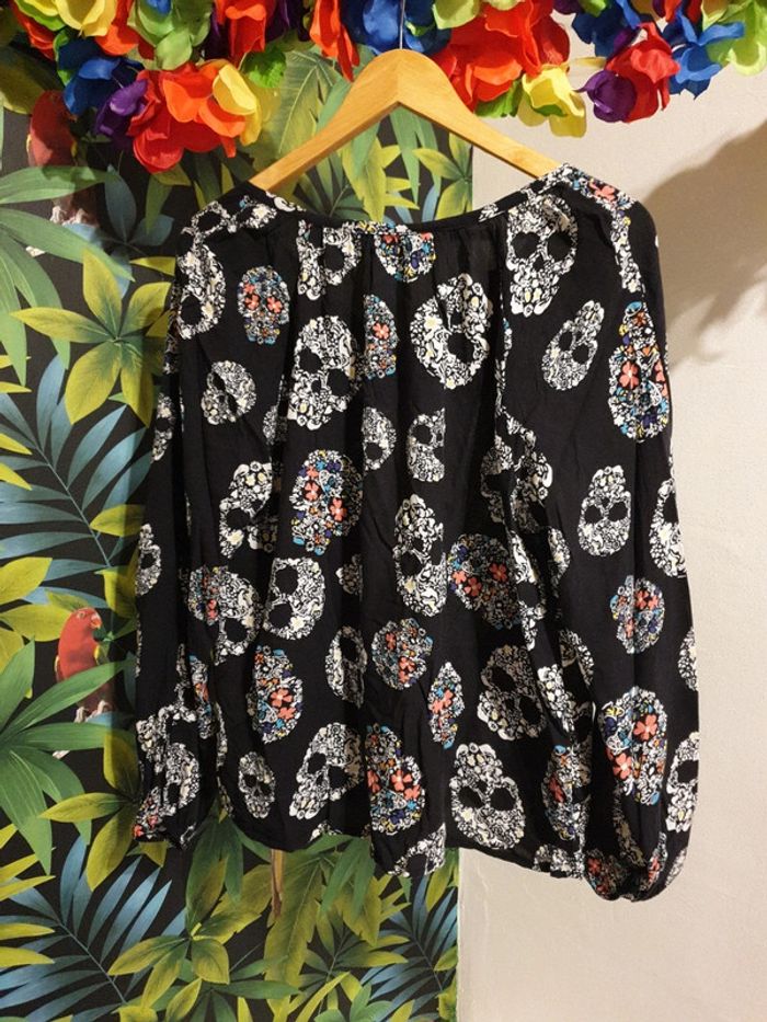 Blouse têtes de mort - photo numéro 2