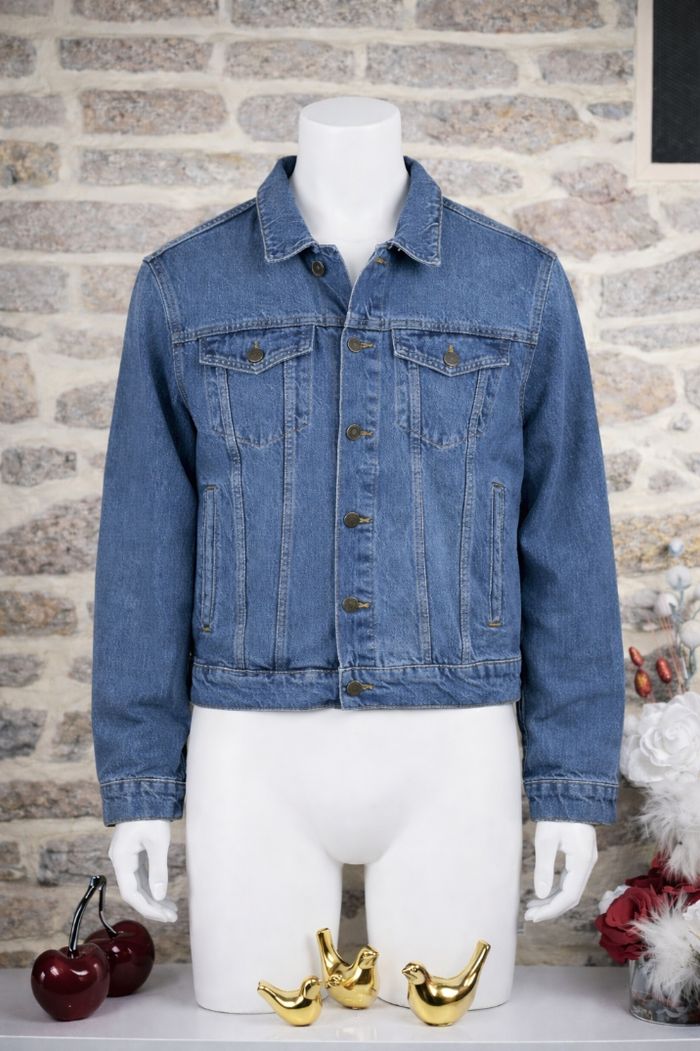 Veste en jeans bleu denim Homme/ Ado taille M marque River Island 🎸