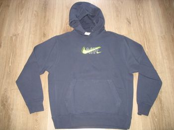 SWEAT SHIRT A CAPUCHE BLEU "NIKE" - TAILLE M - n°01