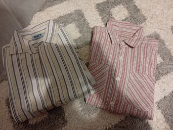 2chemises garçon manche longue