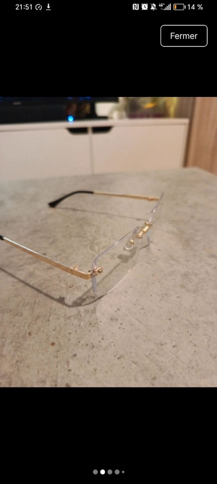 lunettes style cartier neuf - photo numéro 2