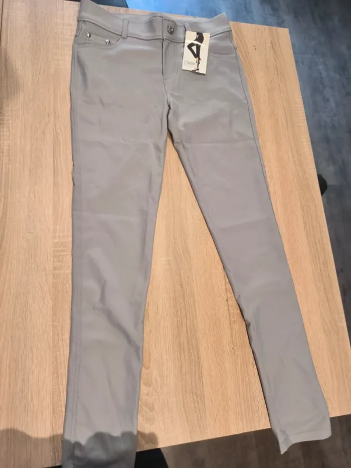 Pantalon effet jean souple