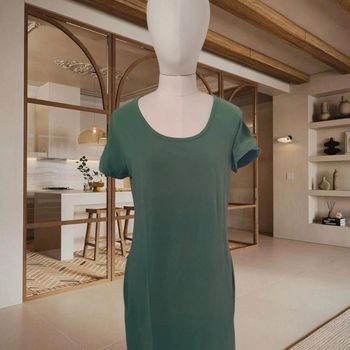 Robe verte fluide – bpc – Taille 40/42 – Très bon état