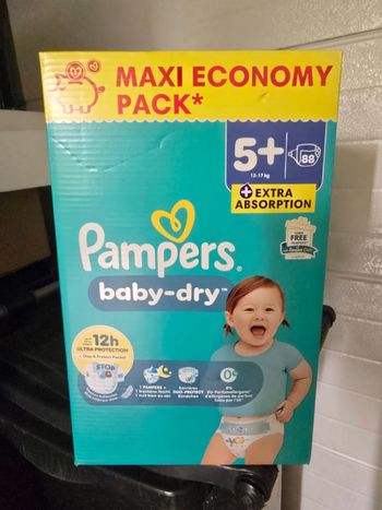 Couche pampers T5+ 88 couches