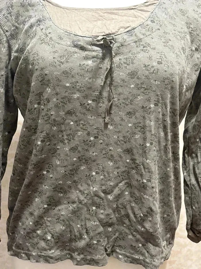 Blouse manche longue taille 5 marque terre de marins - photo numéro 2