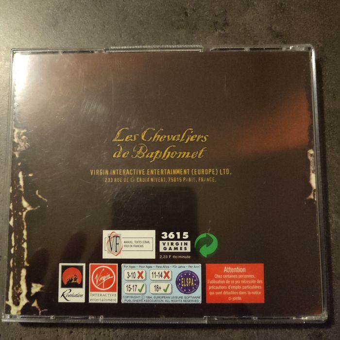 Les chevaliers de baphomet pc - photo numéro 2
