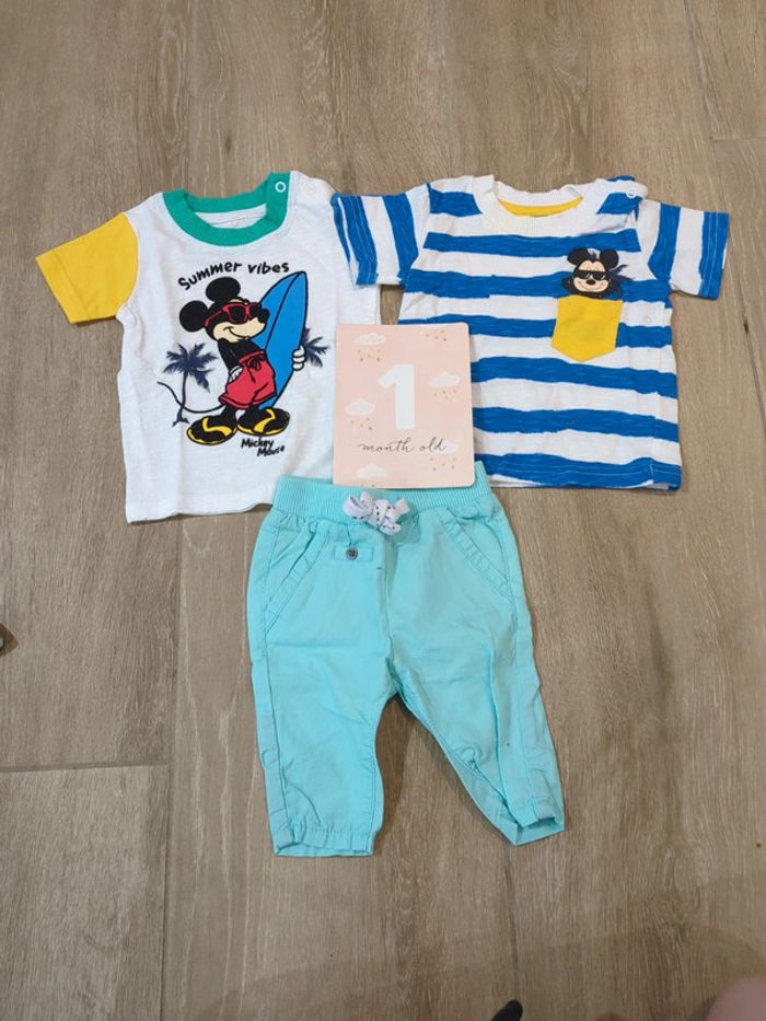 Ensemble Mickey 1mois