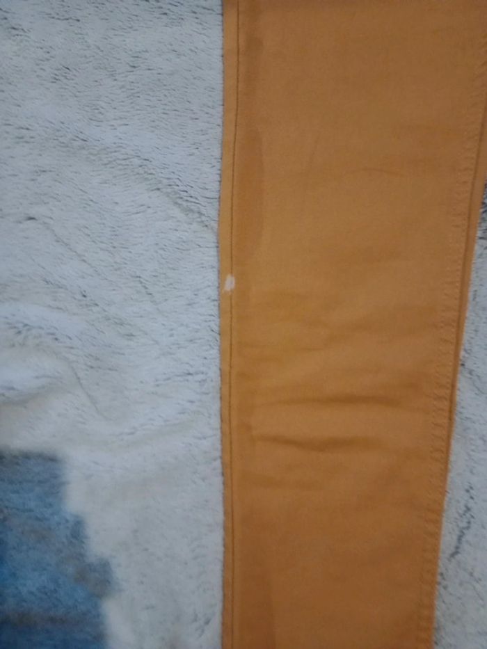 Pantalon femme slim 36 moutarde c8 - photo numéro 9