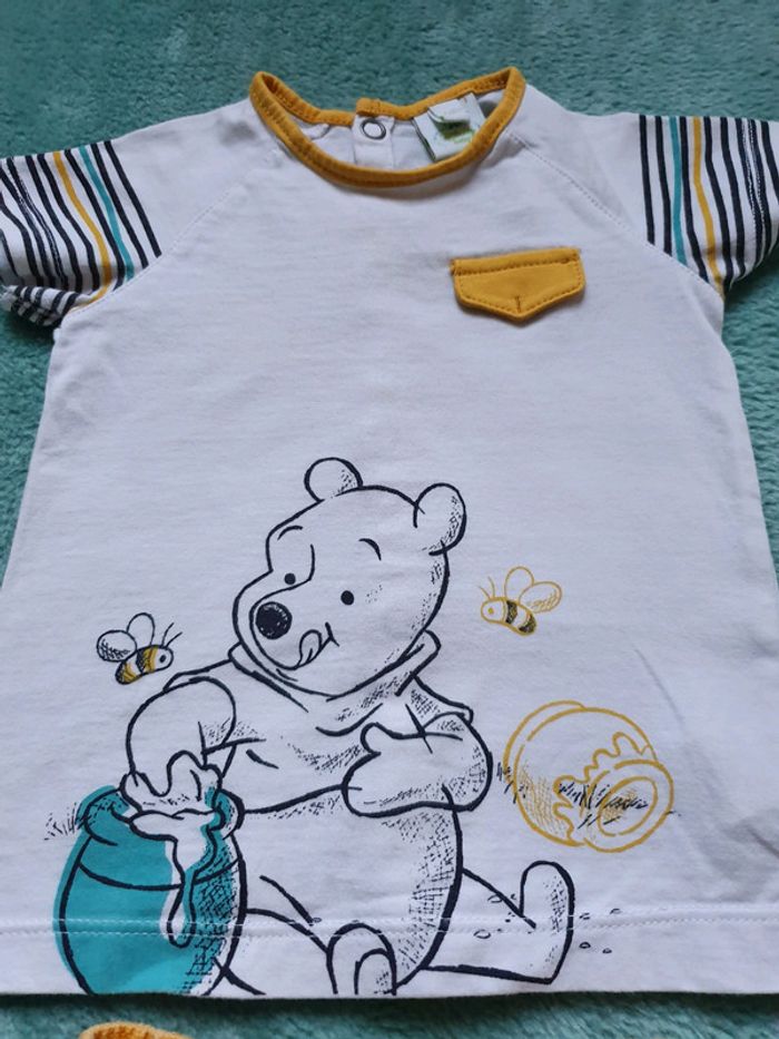 Tres beau ensemble short tee-shirt 6 mois - photo numéro 2