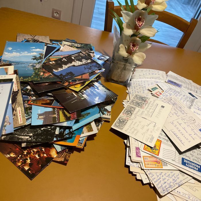 300 cartes postales manuscrites
