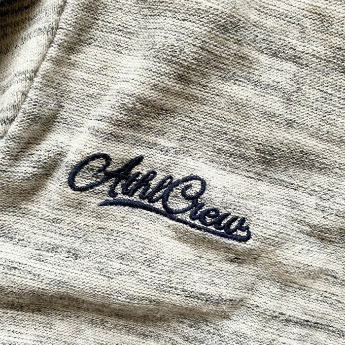 Angelo Litrico Athl Crew Cardigan Pull Gris Homme Exclusive Vintage Collection Crafted Goods (Taille L) - photo numéro 3