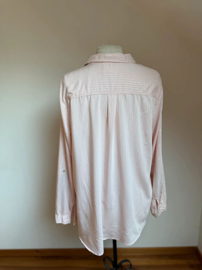 superbe blouse fluide coupe chemise en coton grain de malice 48 - photo numéro 9