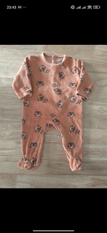 Pyjama chaud Kiabi 6 mois 