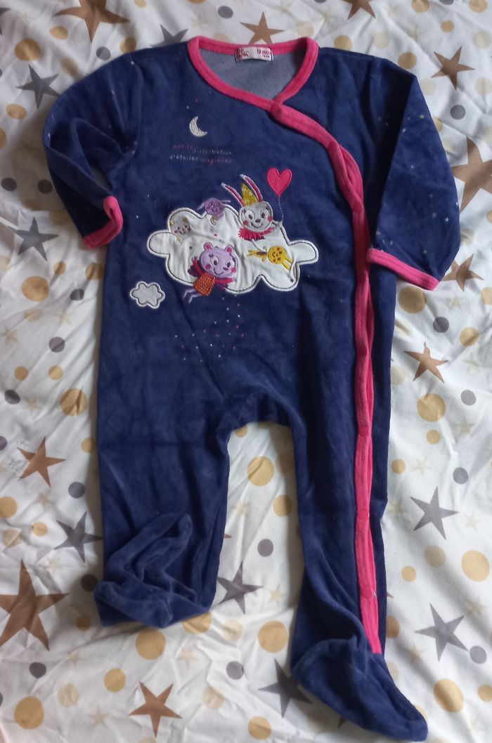 Pyjama velours 12 mois