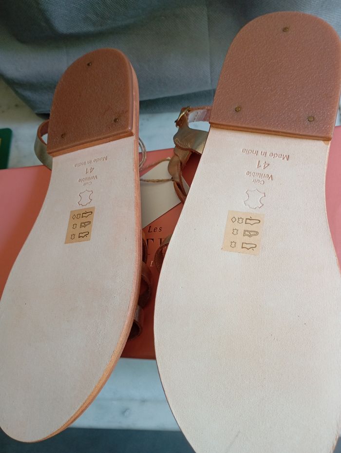 Sandales 41 les bagatelles neuve - photo numéro 2