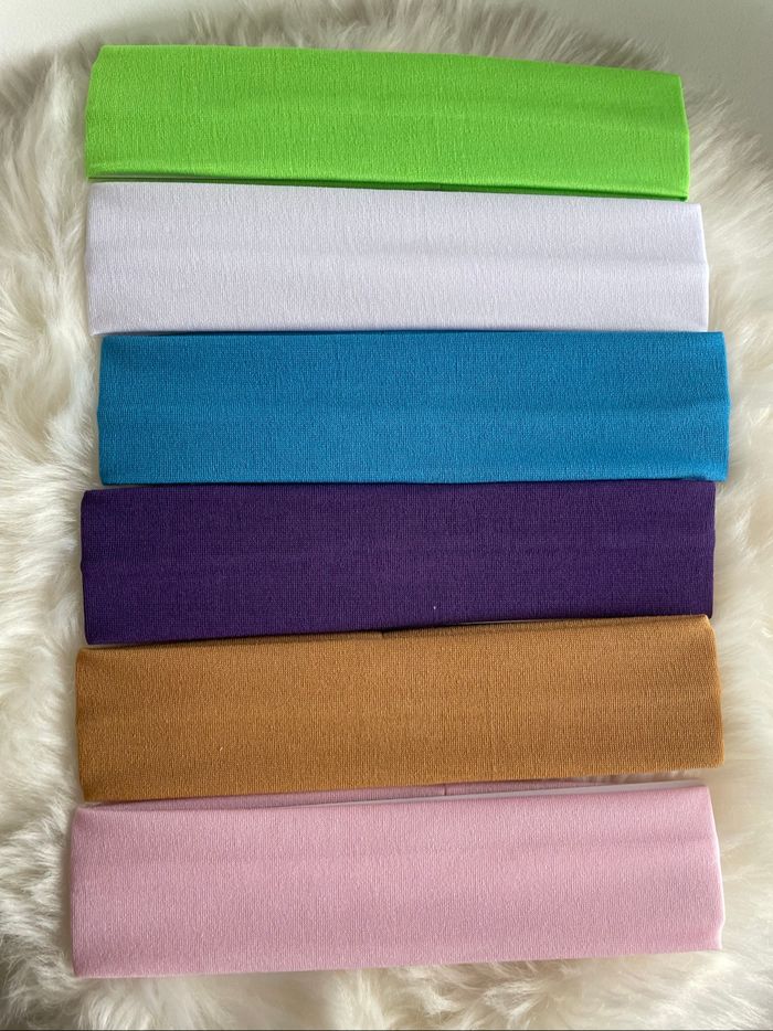 Lot 6x bandeaux cheveux