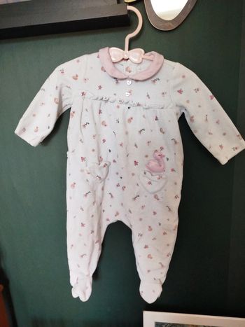 Pyjama à fleurs 🪷 6 mois