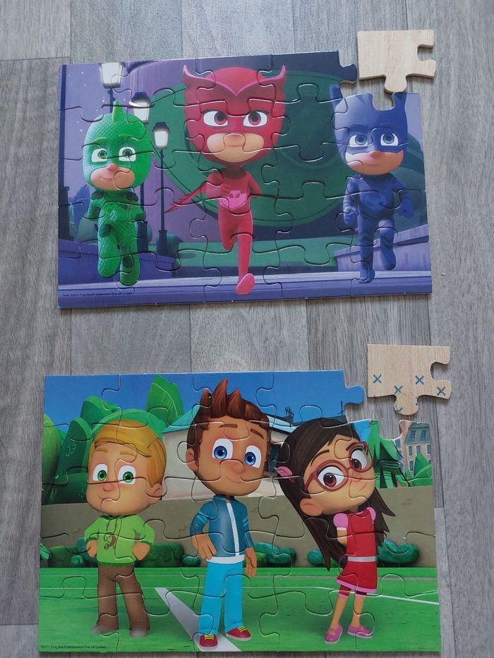 Puzzle Bois- Les Pyjamasques - photo numéro 4