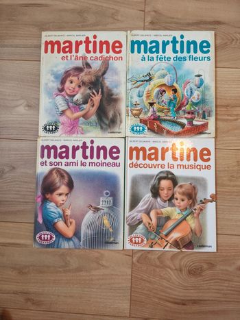 Lot livre Martine