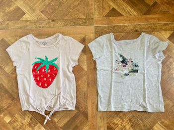 Lot hauts été sequins magiques 6ans