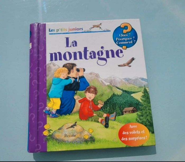 Livre animé à volets Les P'tits Juniors : 🏔 La Montagne  🏞 - photo numéro 2