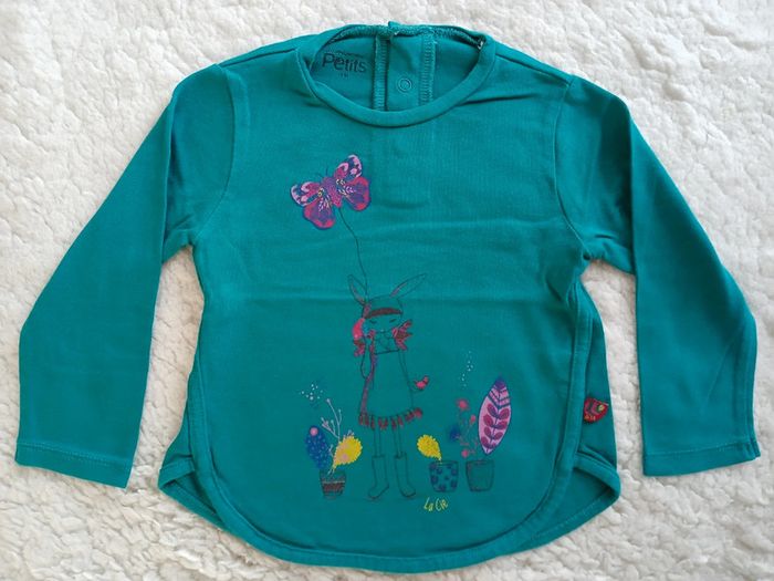 Tee-shirt manches longues fille taille 18 mois