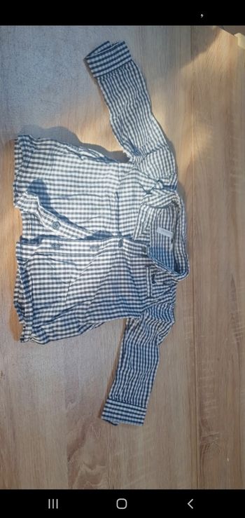 Chemise à carreaux