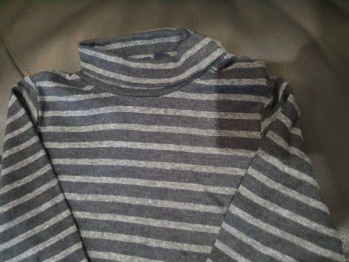 Tee-shirt manches longues col roulé - photo numéro 2