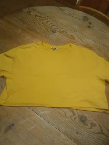 Tee shirt Croc top Jaune