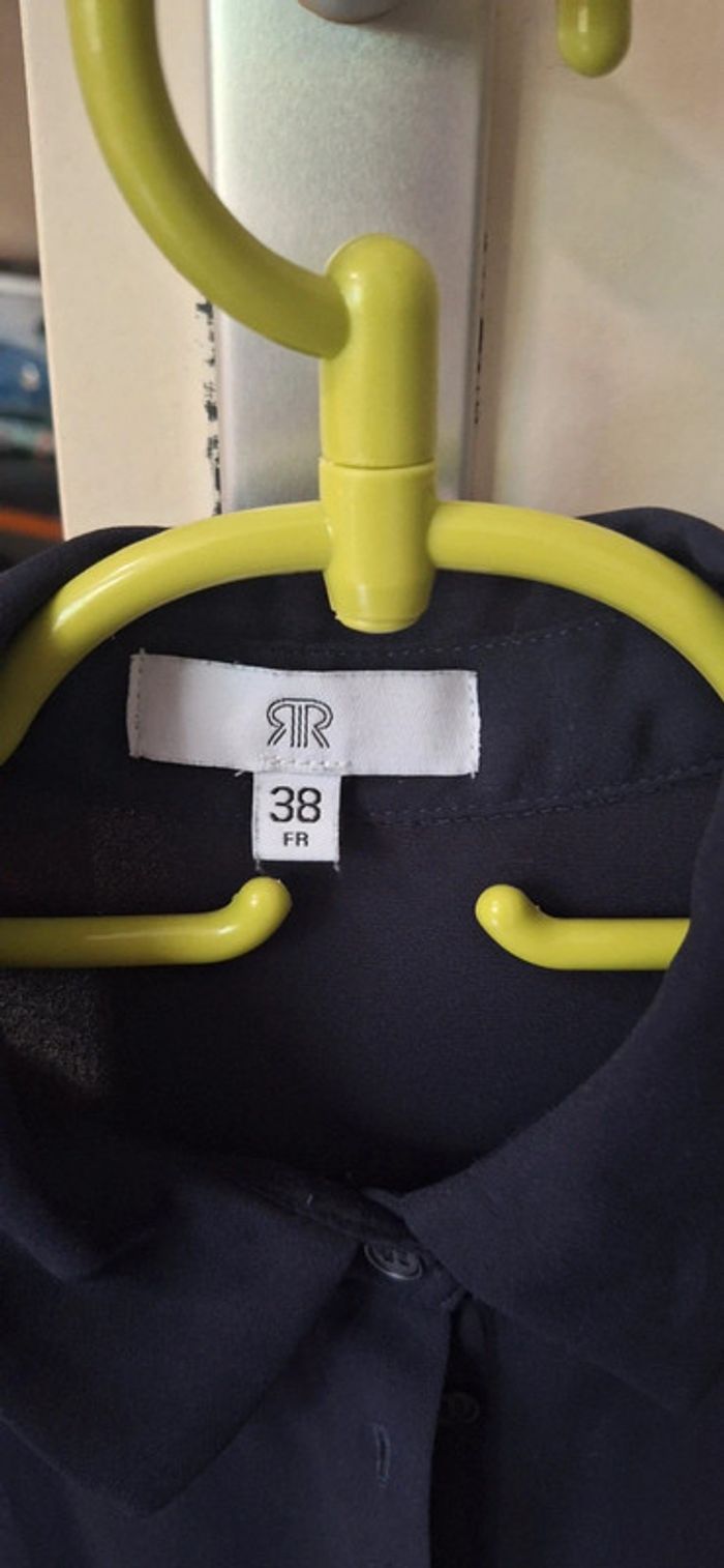 Chemise bleu marine fluide 38 - photo numéro 2