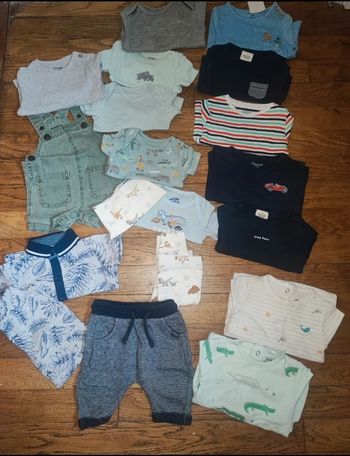 Lots vêtements bébé garçon taille 3 mois demi-saison/été