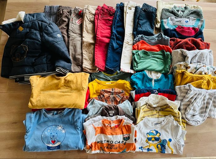 Lot habits automne hiver garçon 18mois