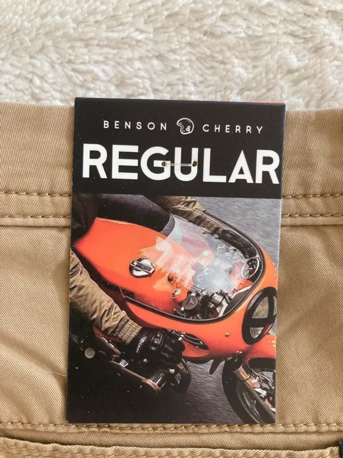 Bermuda homme taupe neuf 40 Benson & Cherry - photo numéro 2