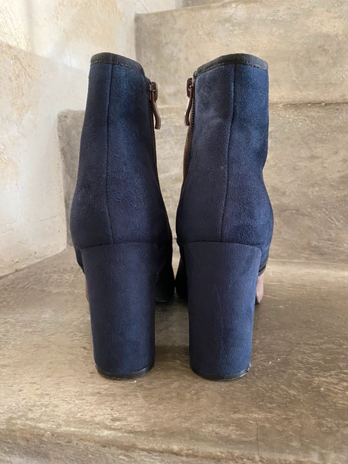 Bottines à talons patchwork Playa 37 - photo numéro 3