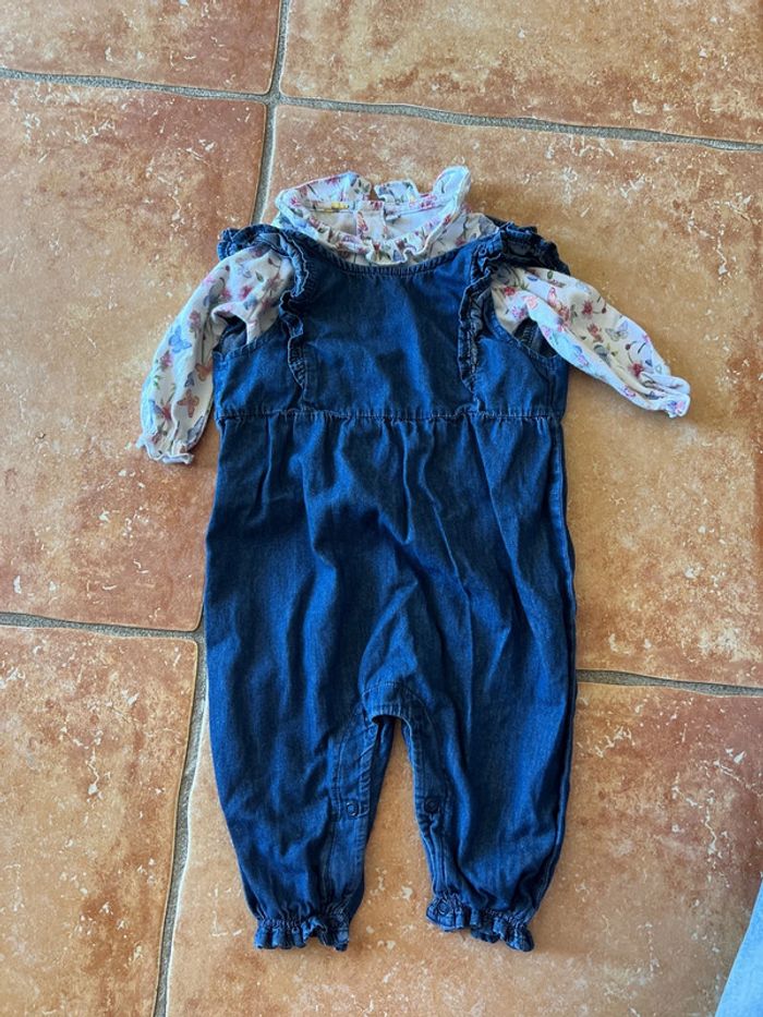 Ensemble salopette 6mois