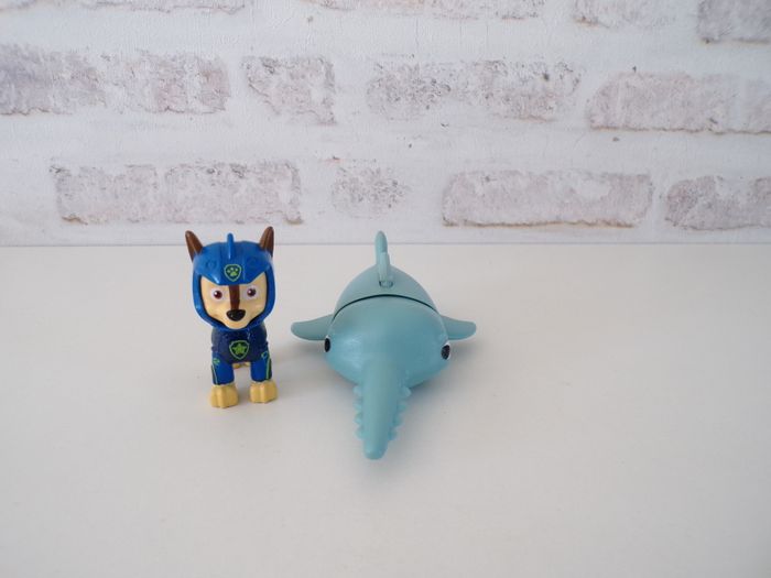 Figurines Aqua Pups - Chase - Requin scie - Paw Patrol - Pat Patrouille (J22) - photo numéro 4