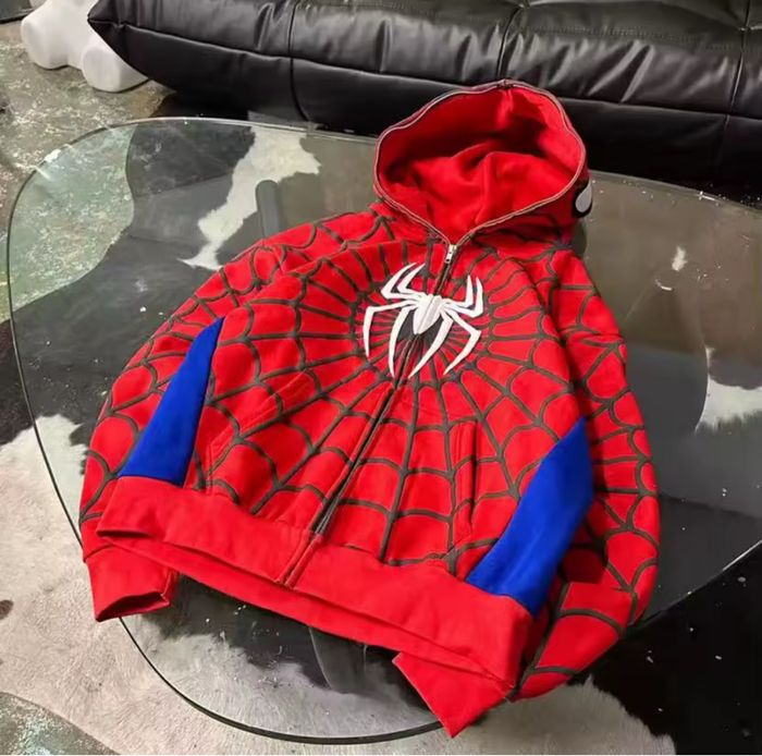 Pull zip spider man taille L - photo numéro 2