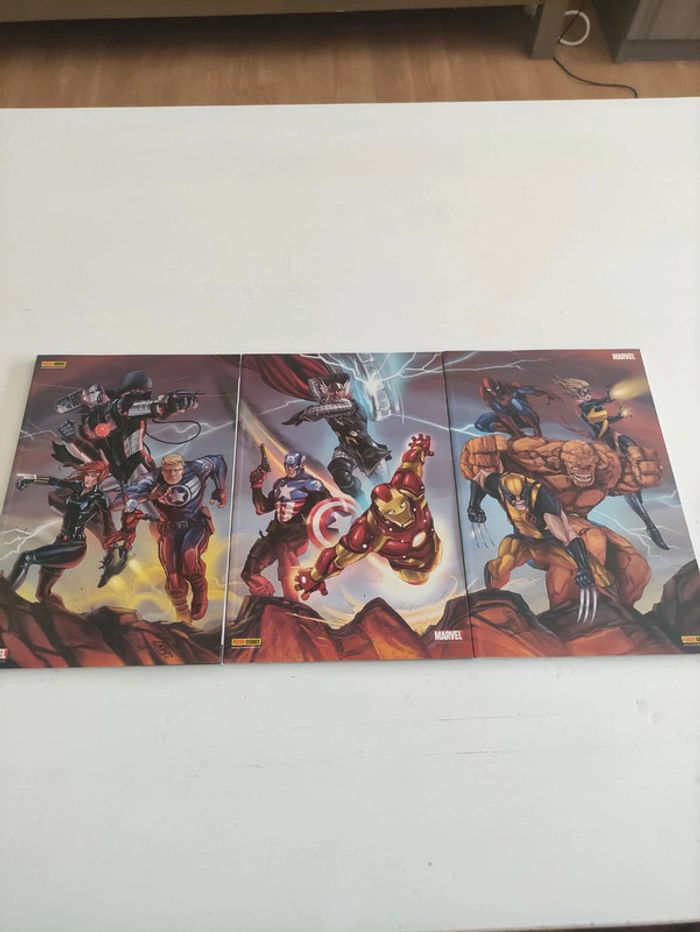 Lot comics Marvel Histoires secrètes, les prochains Vengeurs, l'âge des héros collector