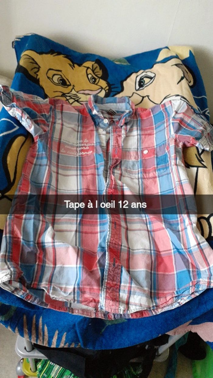 Chemisette tape à l oeil 12 ans